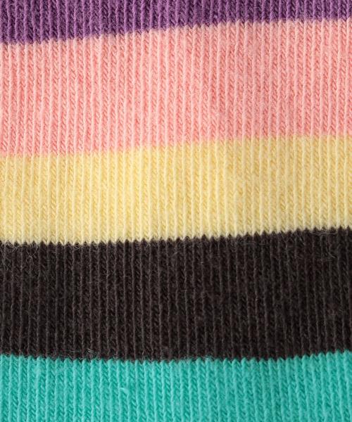 Happy Socks（ハッピーソックス）の「【HAPPY SOCKS(ハッピーソックス)】2P 16FW（ソックス/靴下・キッズ・ケリー/レッド/ターコイズブルー/ブラック・4-6Y/2-3Y/7-9Y）」の6枚目の写真