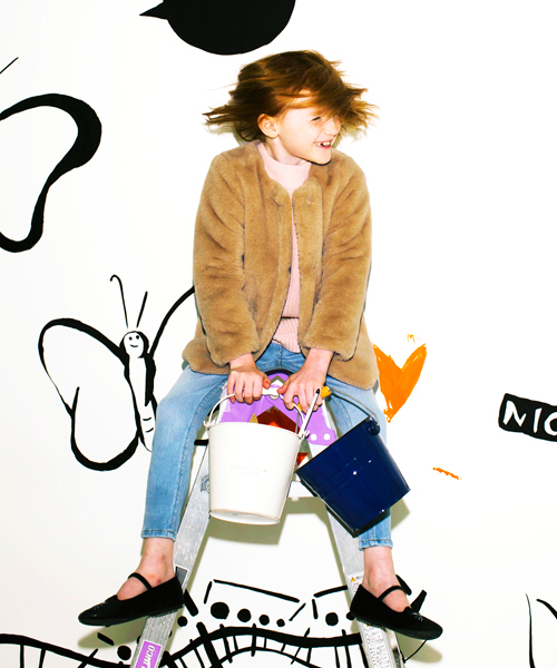 GLOBAL WORK（グローバルワーク）の「【キッズ】７ゲージボトルネックニット長袖/727301 （ニット/セーター・キッズ・グレー/ホワイト/ピンク・LARGE/SMALL/MEDIUM/X-LARGE）」の10枚目の写真