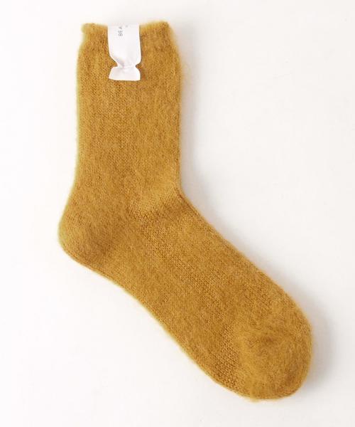 BEAUTY&YOUTH UNITED ARROWS（ビューティーアンドユースユナイテッドアローズ）の「BY シャギーソックス ◆（ソックス/靴下・レディース・ホワイト/ブラック/ライトグレー/マスタード/ライラック・FREE）」の5枚目の写真