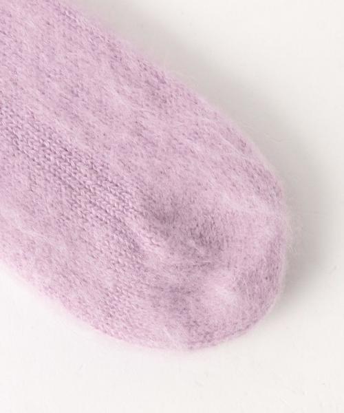 BEAUTY&YOUTH UNITED ARROWS（ビューティーアンドユースユナイテッドアローズ）の「BY シャギーソックス ◆（ソックス/靴下・レディース・ホワイト/ブラック/ライトグレー/マスタード/ライラック・FREE）」の8枚目の写真