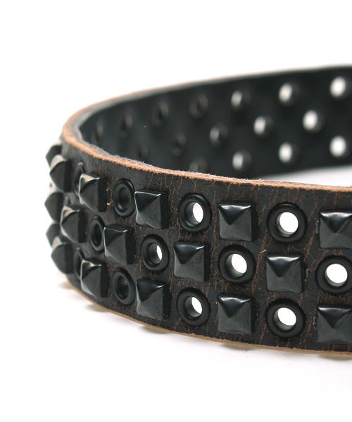 HYSTERIC MINI（ヒステリックミニ）の「クラッキングMINI レザーベルト（ベルト・キッズ・ホワイト/ブラック・MEDIUM/LARGE）」の5枚目の写真
