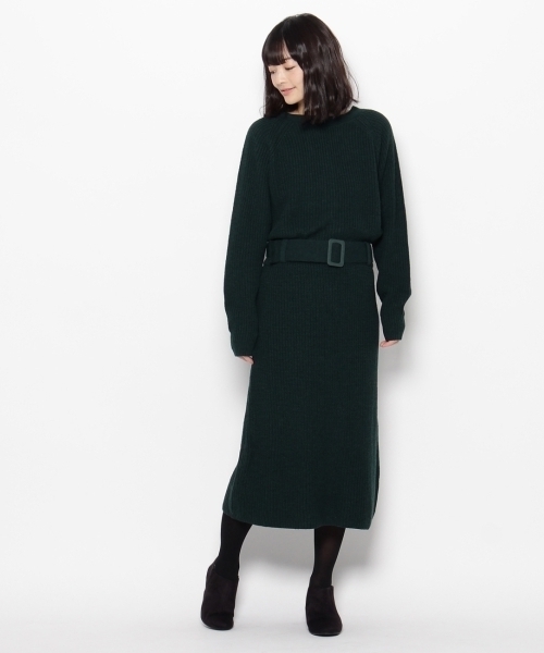 grove（グローブ）の「トレンドMAX!今年必須アイテムの使えるニットセットアップ（ニット/セーター・レディース・ブラウン/グリーン/ブルー・02/03）」の4枚目の写真