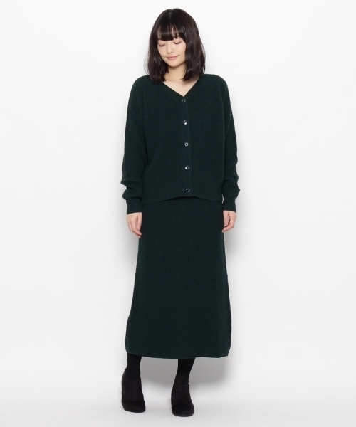 grove（グローブ）の「トレンドMAX!今年必須アイテムの使えるニットセットアップ（ニット/セーター・レディース・ブラウン/グリーン/ブルー・02/03）」の12枚目の写真