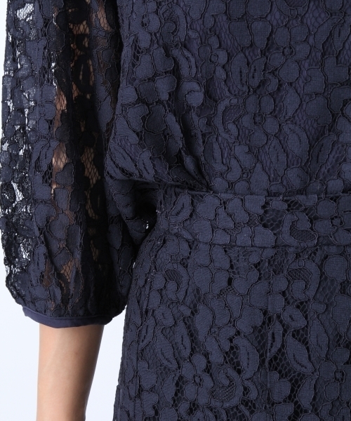 Andemiu（アンデミュウ）の「レースフレアミディスカート748735（スカート・レディース・ホワイト/イエロー/ネイビー・FREE）」の9枚目の写真