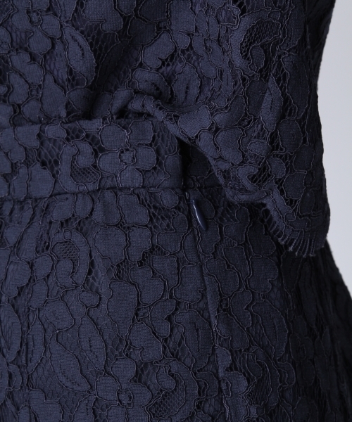 Andemiu（アンデミュウ）の「レースフレアミディスカート748735（スカート・レディース・ホワイト/イエロー/ネイビー・FREE）」の10枚目の写真