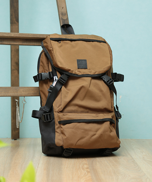 Anello アネロ の Anello ポリエステルツイルレトロアウトドアバックパック バックパック リュック Wear