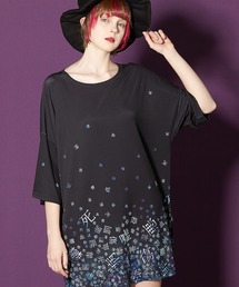 病みかわいいバラバラＴシャツ -メガビッグ-