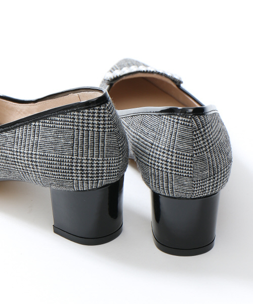 PICHE ABAHOUSE（ピシェ アバハウス）の「パールチャンキーヒールパンプス（パンプス・レディース・ブラック/ピンクベージュ/その他/ボルドー・39/36/37/38/35/34/40）」の11枚目の写真