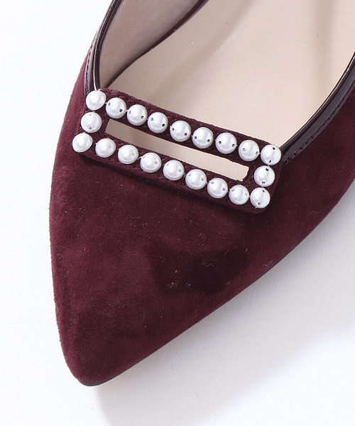 PICHE ABAHOUSE（ピシェ アバハウス）の「パールチャンキーヒールパンプス（パンプス・レディース・ブラック/ピンクベージュ/その他/ボルドー・39/36/37/38/35/34/40）」の13枚目の写真