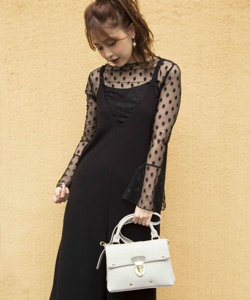 PLAIN CLOTHING（プレーンクロージング）の「ワンハンドルハンドバッグ/ショルダーバッグ【PLAIN CLOTHING】（ショルダーバッグ・レディース・ライトグレー/キャメル/アイボリー/ブラック・FREE）」の16枚目の写真