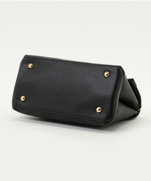 PLAIN CLOTHING（プレーンクロージング）の「ワンハンドルハンドバッグ/ショルダーバッグ【PLAIN CLOTHING】（ショルダーバッグ・レディース・ライトグレー/キャメル/アイボリー/ブラック・FREE）」の6枚目の写真