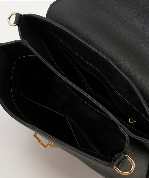 PLAIN CLOTHING（プレーンクロージング）の「ワンハンドルハンドバッグ/ショルダーバッグ【PLAIN CLOTHING】（ショルダーバッグ・レディース・ライトグレー/キャメル/アイボリー/ブラック・FREE）」の9枚目の写真