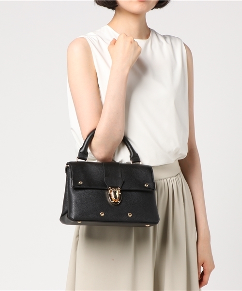 PLAIN CLOTHING（プレーンクロージング）の「ワンハンドルハンドバッグ/ショルダーバッグ【PLAIN CLOTHING】（ショルダーバッグ・レディース・ライトグレー/キャメル/アイボリー/ブラック・FREE）」の19枚目の写真