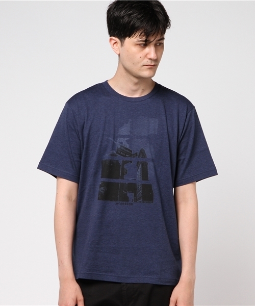 McGREGOR（マックレガー）の「天竺フォトプリントＴシャツ（Tシャツ/カットソー・メンズ・アイボリー/ネイビー/レッド/モスグリーン・LL/L/M）」の4枚目の写真