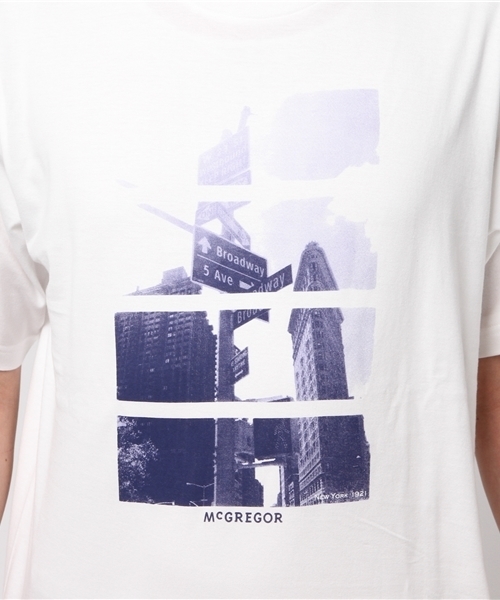 McGREGOR（マックレガー）の「天竺フォトプリントＴシャツ（Tシャツ/カットソー・メンズ・アイボリー/ネイビー/レッド/モスグリーン・LL/L/M）」の9枚目の写真