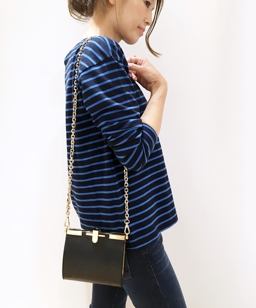 Deuxieme Classe（ドゥーズィエムクラス）の「ZANCHETTI SHOULDER BAG◆（ショルダーバッグ・レディース・ブラック・FREE）」の12枚目の写真