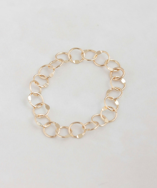 NOIR DE POUPEE(ノワールドプーペ)の「【WEB限定】K10 バブル ゴールドチェーンリング(リング・レディース・ゴールド・#9/#11)」の9枚目の写真