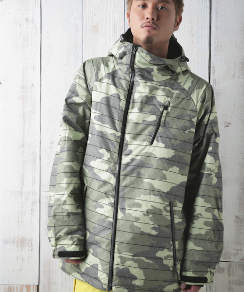 Ocean Pacific(オーシャンパシフィック)の「メンズ スノージャケット(その他アウター・メンズ・ブラウン/カーキ・LARGE/MEDIUM)」の2枚目の写真
