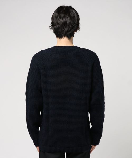 Nudie Jeans（ヌーディージーンズ）の「Hans（ニット/セーター・メンズ・ダークグリーン/ブラック・LARGE/MEDIUM/SMALL/X-SMALL）」の4枚目の写真