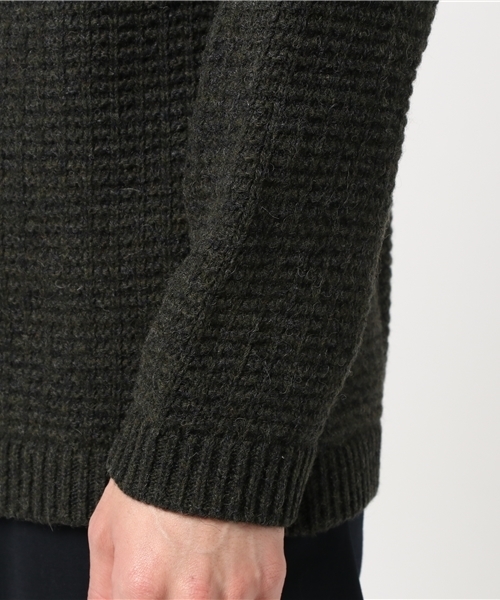 Nudie Jeans（ヌーディージーンズ）の「Hans（ニット/セーター・メンズ・ダークグリーン/ブラック・LARGE/MEDIUM/SMALL/X-SMALL）」の6枚目の写真