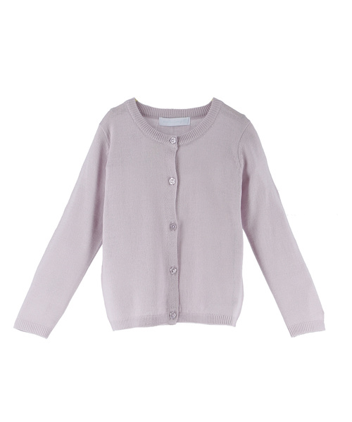 Catherine Cottage(キャサリンコテージ)の「ウォッシャブルニット ラウンドネックカーディガン(カーディガン/ボレロ・キッズ・ホワイト/ネイビー/グレー/サックスブルー/ピンク/イエロー/グリーン/ライラック・140/150/160/130/110/120)」の6枚目の写真