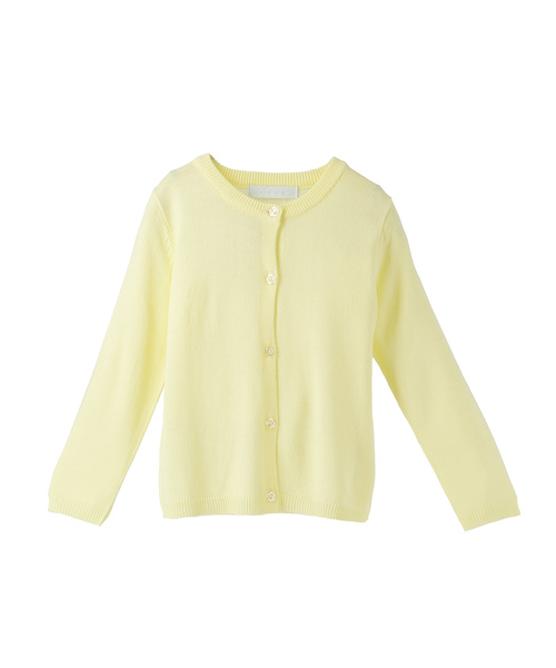 Catherine Cottage(キャサリンコテージ)の「ウォッシャブルニット ラウンドネックカーディガン(カーディガン/ボレロ・キッズ・ホワイト/ネイビー/グレー/サックスブルー/ピンク/イエロー/グリーン/ライラック・140/150/160/130/110/120)」の18枚目の写真