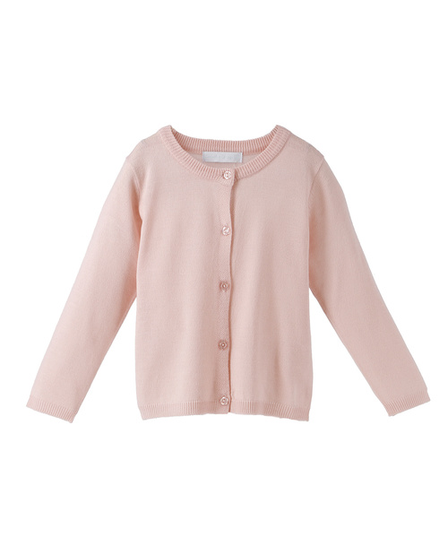 Catherine Cottage(キャサリンコテージ)の「ウォッシャブルニット ラウンドネックカーディガン(カーディガン/ボレロ・キッズ・ホワイト/ネイビー/グレー/サックスブルー/ピンク/イエロー/グリーン/ライラック・140/150/160/130/110/120)」の12枚目の写真