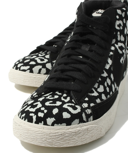 NIKE（ナイキ）の「ナイキ ブレーザー レオパード <NIKE WMNS BLAZER MID PRINT>（スニーカー・レディース・ブラック/オレンジ・23cm/23.5cm/24cm/24.5cm）」の7枚目の写真