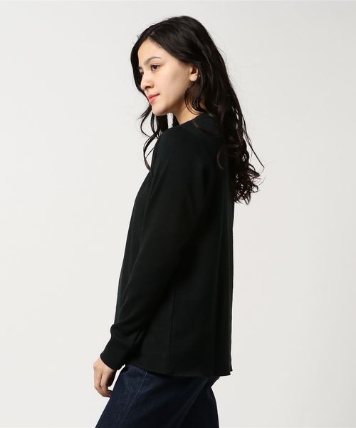 LOWRYS FARM（ローリーズファーム）の「ワッフルプルオーバー  789126 （Tシャツ/カットソー・レディース・ブラック/グレー/グリーン/ホワイト・LARGE/MEDIUM）」の5枚目の写真
