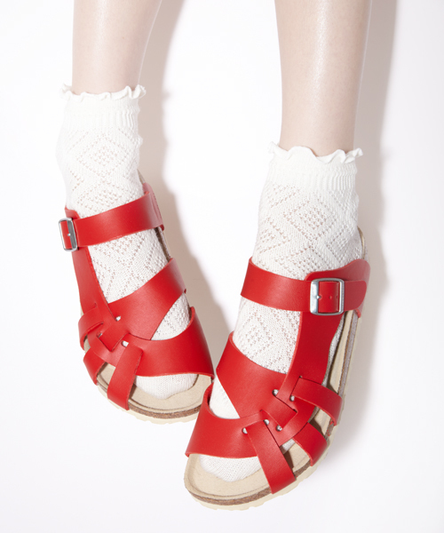 BIRKENSTOCK（ビルケンシュトック）の「PISA/ピサ レッド (WOMEN