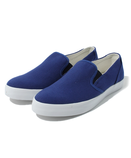 Kastane（カスタネ）の「【Kastane】カラースリッポン（スニーカー・レディース・ホワイト/ブルー・36/37/38）」の2枚目の写真