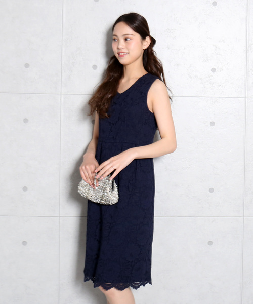 MARLENE JOBERT（マルレーヌ　ジョベル）の「ジャッケットワンピース セットアップ（ドレス・レディース・オフホワイト/ブラック/ネイビー・LL/M/L）」の12枚目の写真