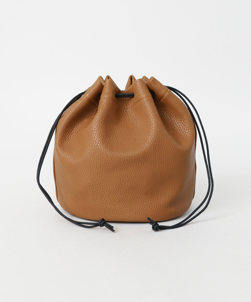 ITEMS URBANRESEARCH(アイテムズ アーバンリサーチ)の「PUキンチャクバッグ(ハンドバッグ・メンズ・キャメル/グレー/ブラック・ONE)」の3枚目の写真