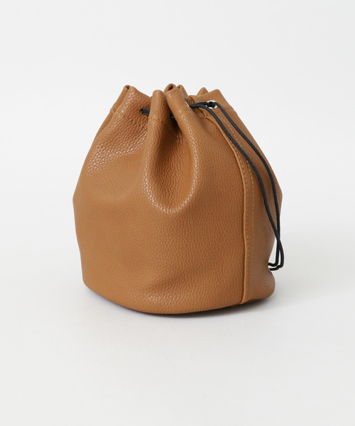 ITEMS URBANRESEARCH(アイテムズ アーバンリサーチ)の「PUキンチャクバッグ(ハンドバッグ・メンズ・キャメル/グレー/ブラック・ONE)」の8枚目の写真