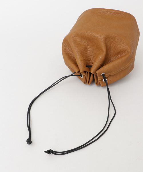 ITEMS URBANRESEARCH(アイテムズ アーバンリサーチ)の「PUキンチャクバッグ(ハンドバッグ・メンズ・キャメル/グレー/ブラック・ONE)」の10枚目の写真