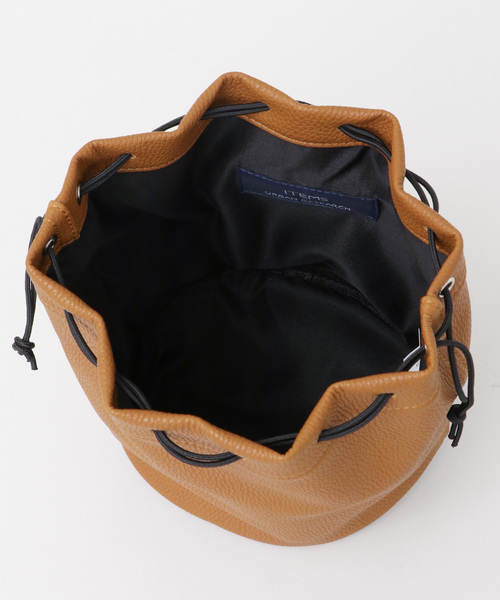 ITEMS URBANRESEARCH(アイテムズ アーバンリサーチ)の「PUキンチャクバッグ(ハンドバッグ・メンズ・キャメル/グレー/ブラック・ONE)」の11枚目の写真