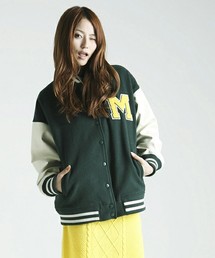 WEGO | WEGO/ワッペン付きBIGスタジャン(スタジャン)