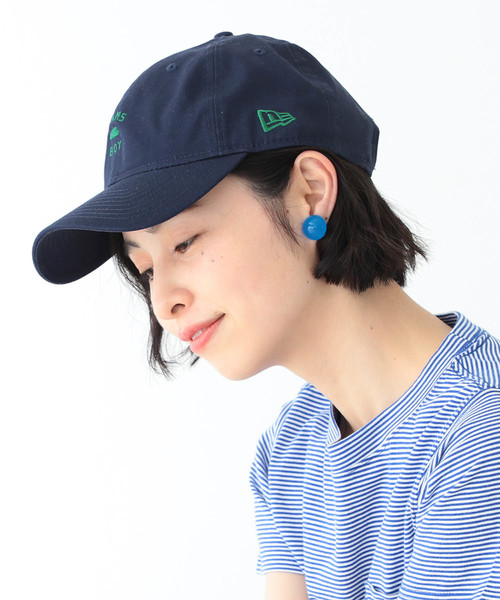 BEAMS BOY（ビームスボーイ）の「NEW ERA / 別注 BB ロゴキャップ（キャップ・レディース・ホワイト/ネイビー・ONE SIZE）」の2枚目の写真