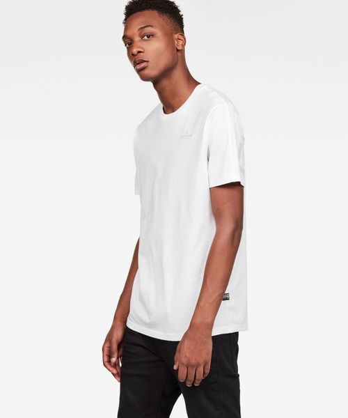 G-STAR(ジースター)の「KORPAZ GRAPHIC T-SHIRT/ロゴT/バックプリント(Tシャツ/カットソー・メンズ・ホワイト/ダークブラック・SMALL/MEDIUM/LARGE)」の4枚目の写真