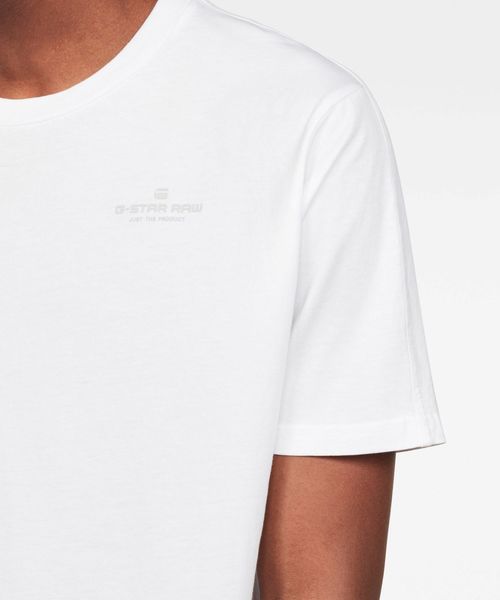 G-STAR(ジースター)の「KORPAZ GRAPHIC T-SHIRT/ロゴT/バックプリント(Tシャツ/カットソー・メンズ・ホワイト/ダークブラック・SMALL/MEDIUM/LARGE)」の5枚目の写真