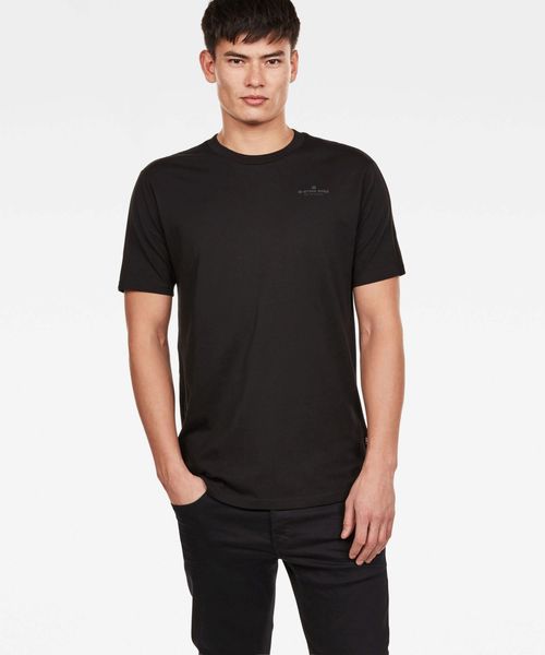 G-STAR(ジースター)の「KORPAZ GRAPHIC T-SHIRT/ロゴT/バックプリント(Tシャツ/カットソー・メンズ・ホワイト/ダークブラック・SMALL/MEDIUM/LARGE)」の6枚目の写真