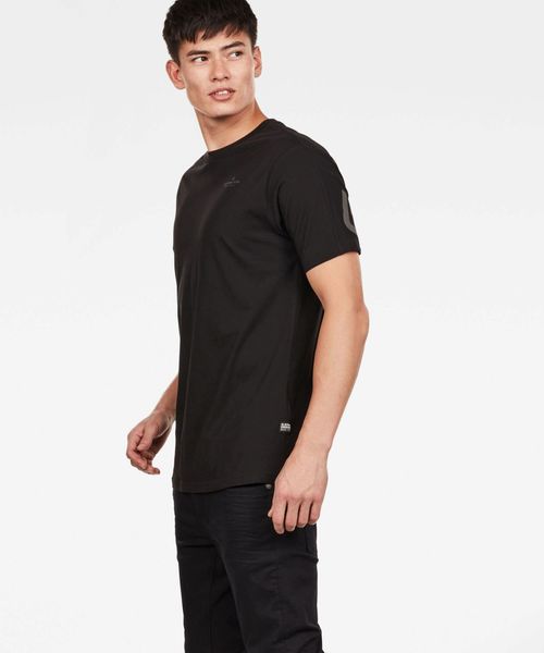 G-STAR(ジースター)の「KORPAZ GRAPHIC T-SHIRT/ロゴT/バックプリント(Tシャツ/カットソー・メンズ・ホワイト/ダークブラック・SMALL/MEDIUM/LARGE)」の7枚目の写真