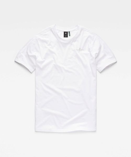 G-STAR(ジースター)の「KORPAZ GRAPHIC T-SHIRT/ロゴT/バックプリント(Tシャツ/カットソー・メンズ・ホワイト/ダークブラック・SMALL/MEDIUM/LARGE)」の9枚目の写真