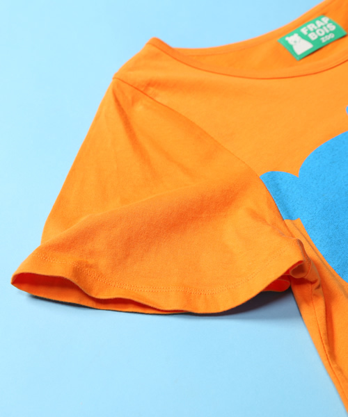 FRAPBOIS（フラボア）の「ホースベアT（Tシャツ/カットソー・レディース・ホワイト×ブラック/ネイビー/オレンジ・1）」の9枚目の写真