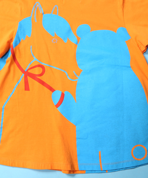 FRAPBOIS（フラボア）の「ホースベアT（Tシャツ/カットソー・レディース・ホワイト×ブラック/ネイビー/オレンジ・1）」の11枚目の写真