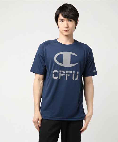 Champion（チャンピオン）の「チャンピオン T-SHIRT C3-PS308（Tシャツ/カットソー・メンズ・ブラウン/ネイビー/ライトグレー/グレー・M/L/XL）」の4枚目の写真
