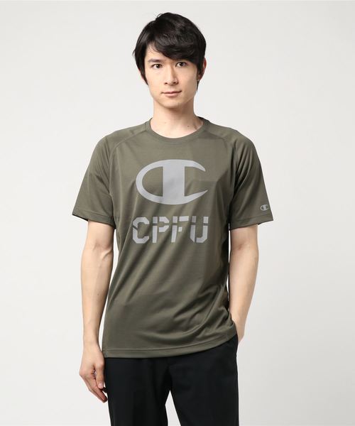 Champion（チャンピオン）の「チャンピオン T-SHIRT C3-PS308（Tシャツ/カットソー・メンズ・ブラウン/ネイビー/ライトグレー/グレー・M/L/XL）」の3枚目の写真