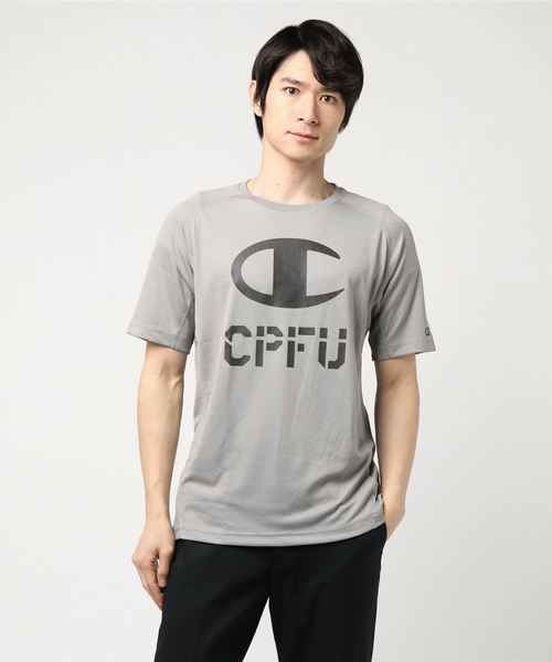 Champion（チャンピオン）の「チャンピオン T-SHIRT C3-PS308（Tシャツ/カットソー・メンズ・ブラウン/ネイビー/ライトグレー/グレー・M/L/XL）」の2枚目の写真
