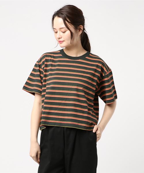 Ocean Pacific（オーシャンパシフィック）の「半袖Tシャツ OP 529508（Tシャツ/カットソー・レディース・ホワイト/ブラック/レッド・M/L）」の2枚目の写真