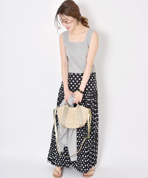 SHIPS（シップス）の「アンサンブルニット（ニット/セーター・レディース・ナチュラル/ライム/ブラック・ONE SIZE）」の21枚目の写真